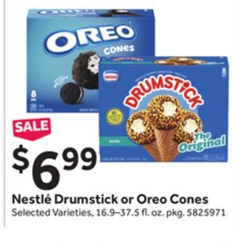 Stop&Shop Nestlé drumstick or oreo cones offer