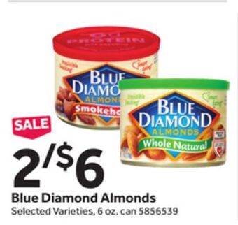 Stop&Shop Blue diamond almonds offer