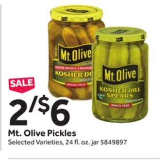Stop&Shop Mt. olive pickles offer