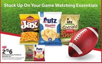 Stop&Shop Utz potato chips, pretzels or bachman jax offer
