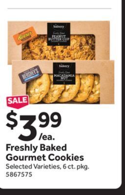 Stop&Shop Freshly baked gourmet cookies offer