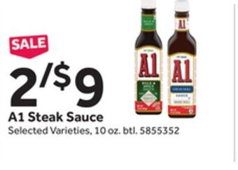 Stop&Shop A1 steak sauce offer
