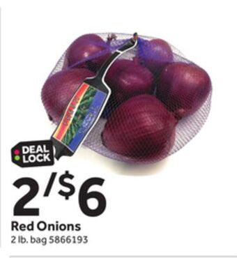 Stop&Shop Red onions offer