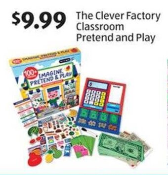 Aldi The Clever Factory Classroom Pretend and Play offer