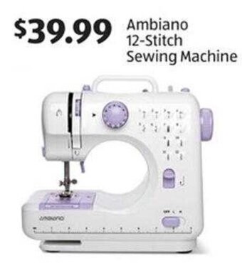 Aldi Ambiano 12-Stitch Sewing Machine offer