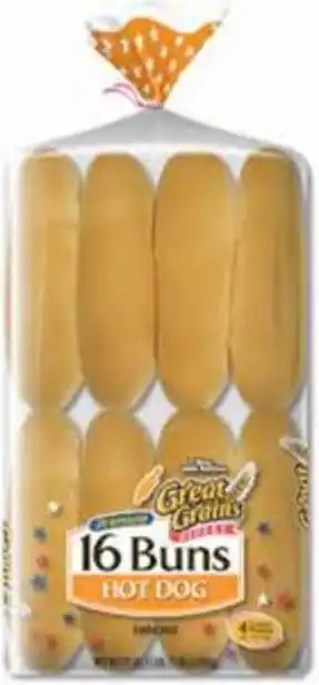 La Bonita Supermarkets Great grains hot dog buns, 16 pack offer