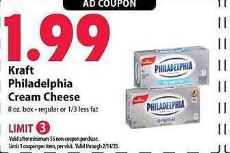 Festival Foods Kraft philadelphia cream cheese offer