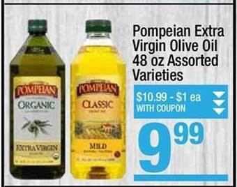 Super King Markets Pompeian extra virgin olive oil offer
