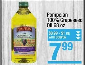 Super King Markets Pompeian 100% grapeseed oil offer
