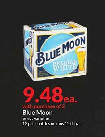Hy-Vee Blue moon offer