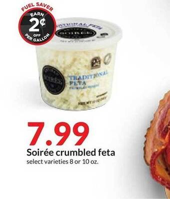 Hy-Vee Soirée crumbled feta offer