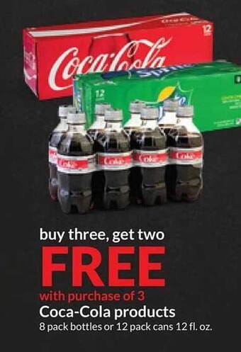 Hy-Vee Coca-cola products offer
