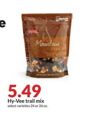 Hy-Vee Hy-vee trail mix offer