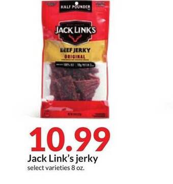 Hy-Vee Jack link's jerky offer