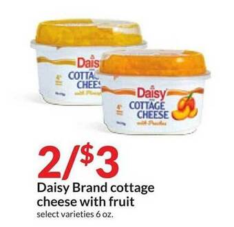 Hy-Vee Daisy brand cottage cheese with fruit offer