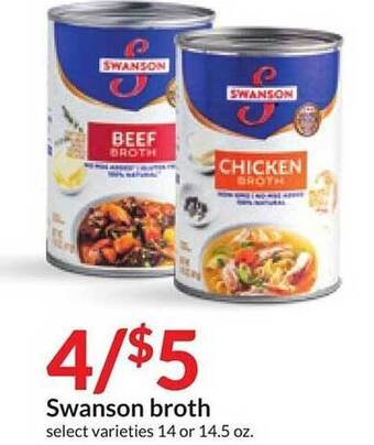 Hy-Vee Swanson broth offer