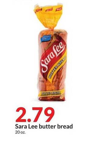 Hy-Vee Sara lee butter bread offer