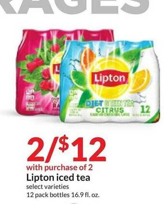 Hy-Vee Lipton iced tea offer