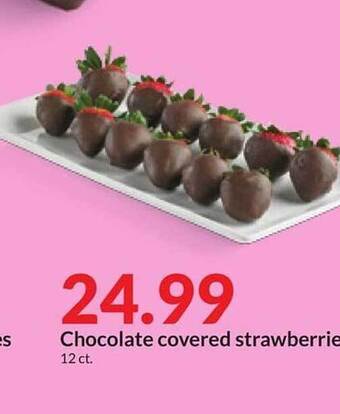 Hy-Vee Chocolate covered strawberries offer