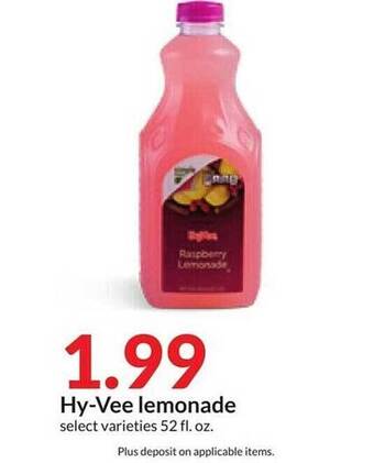 Hy-Vee Hy-vee lemonade offer