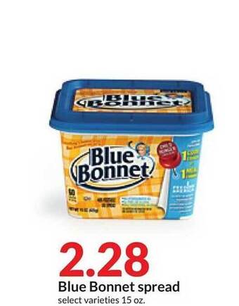 Hy-Vee Blue bonnet spread offer