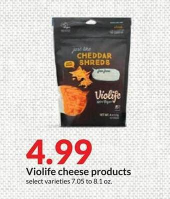 Hy-Vee Violife cheese products offer