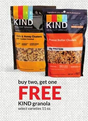 Hy-Vee Kind granola offer
