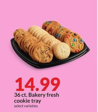Hy-Vee 36 ct. bakery fresh cookie tray offer