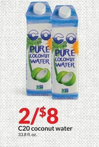 Hy-Vee C20 coconut water offer