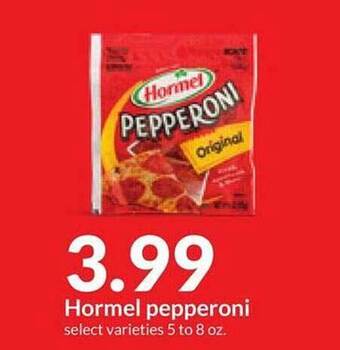 Hy-Vee Hormel pepperoni offer