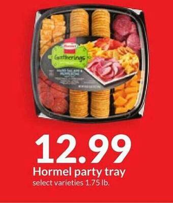 Hy-Vee Hormel party tray offer