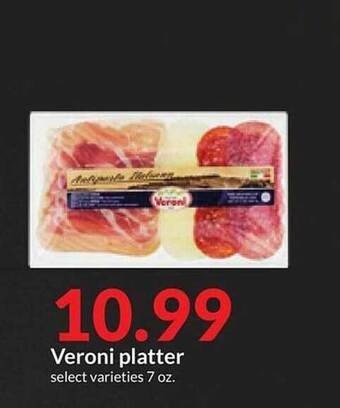 Hy-Vee Veroni platter offer