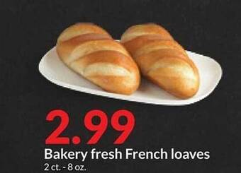 Hy-Vee Bakery fresh french loaves offer