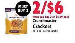 Festival Foods Crunchmaster crackers offer