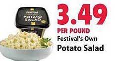 Festival Foods Festival's own potato salad offer