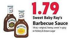 Festival Foods Sweet baby ray's barbecue sauce offer