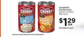 Food 4 Less Campbell's chunky soup offer