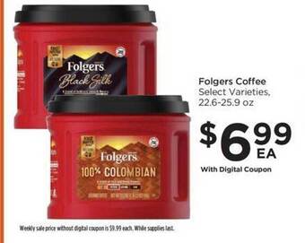 Food 4 Less Folgers coffee offer