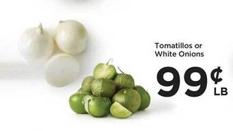 Food 4 Less Tomatillos or white onions offer