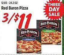 Rouses Red baron pizza offer