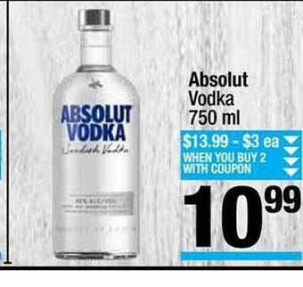 Super King Markets Absolut vodka offer