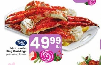 Albertsons Extra Jumbo King Crab Legs offer