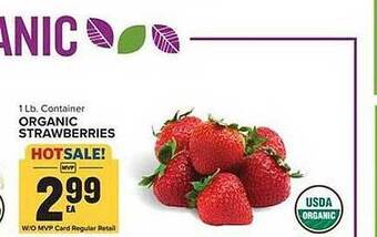 Food Lion Organic strawberries offer