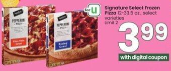 Albertsons Signature Select Frozen Pizza 12-33.5 oz offer