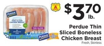 ShopRite Thin sliced boneless chicken breast offer