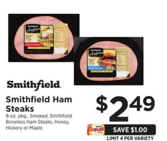 ShopRite Ham steaks offer