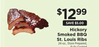 ShopRite Smoked bbq st. louis ribs offer