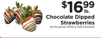 ShopRite Chocolate dipped strawberries offer