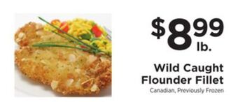 ShopRite Wild caught flounder fillet offer