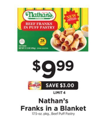 ShopRite Franks in a blanket offer